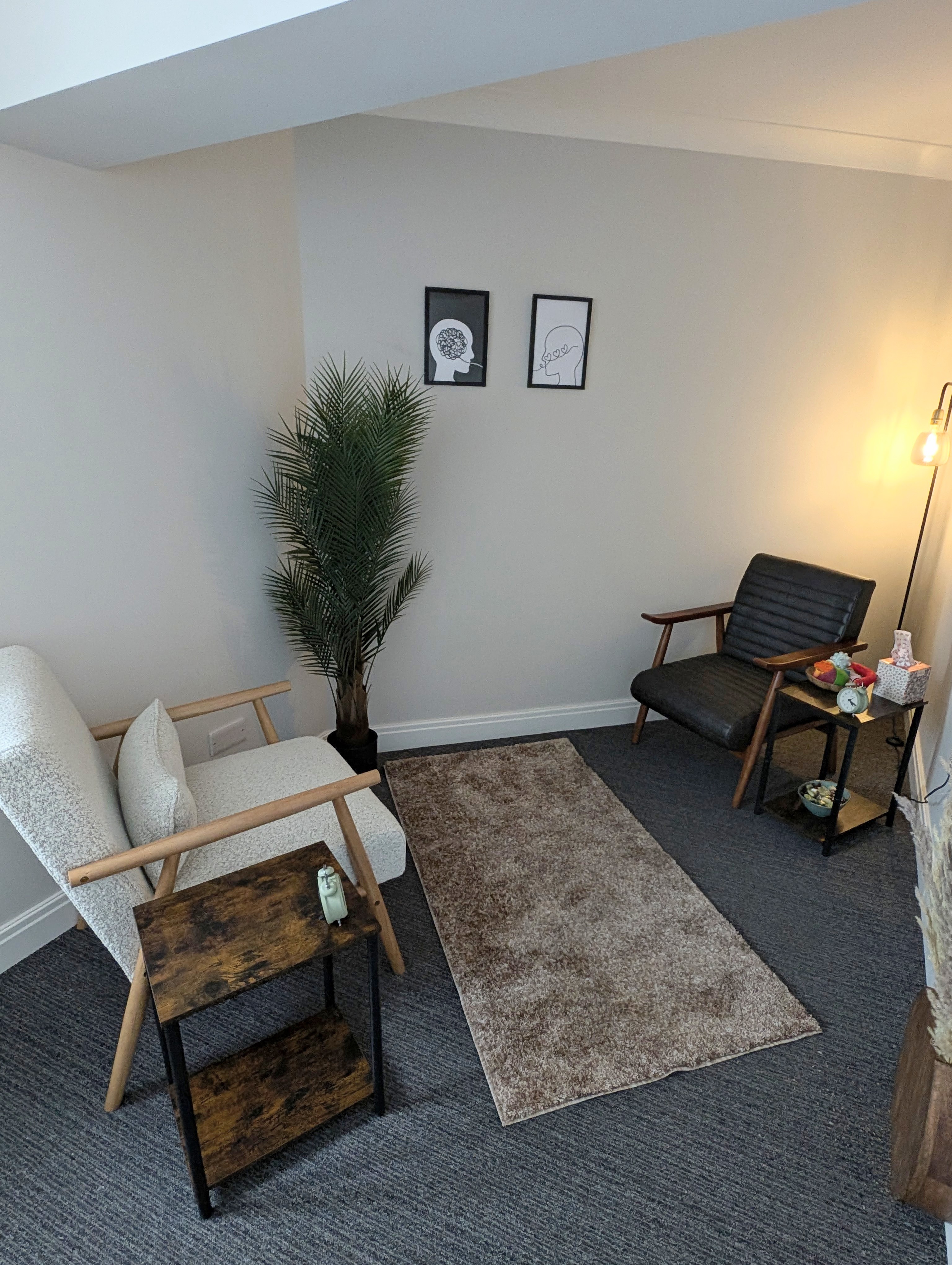Thinking Space Counselling therapy room